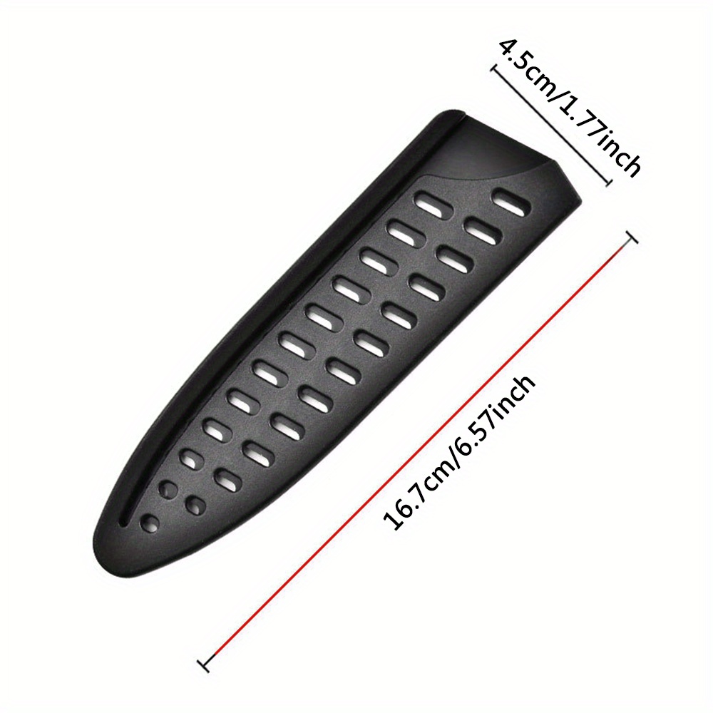 Kitchen Plastic Knife Covers Black Knife Sheath Knife Blade