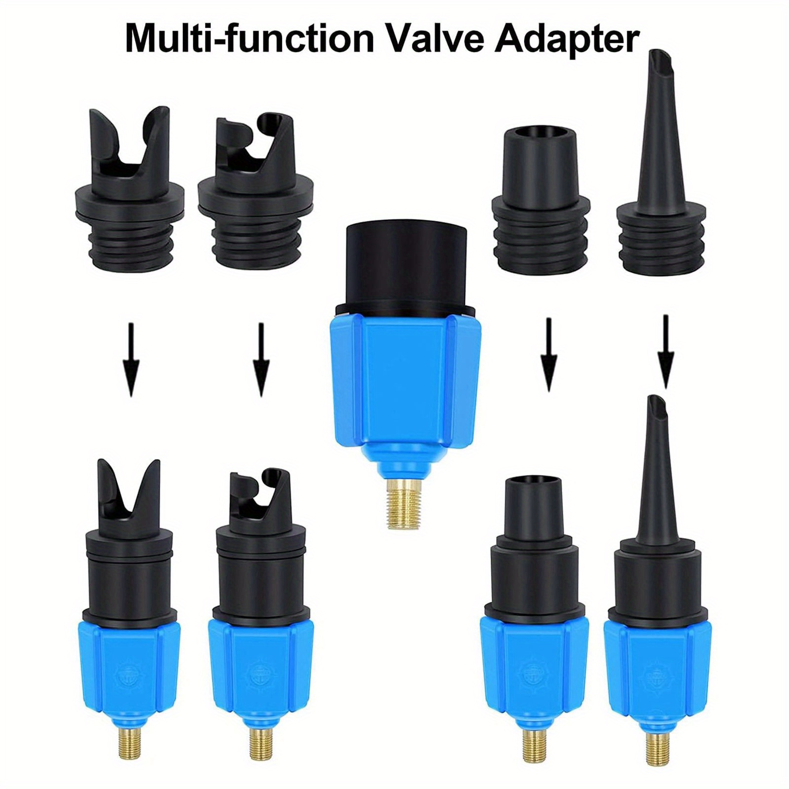 Paddle Board Valve Adapter Inflatable Pump Converter With 4 Temu