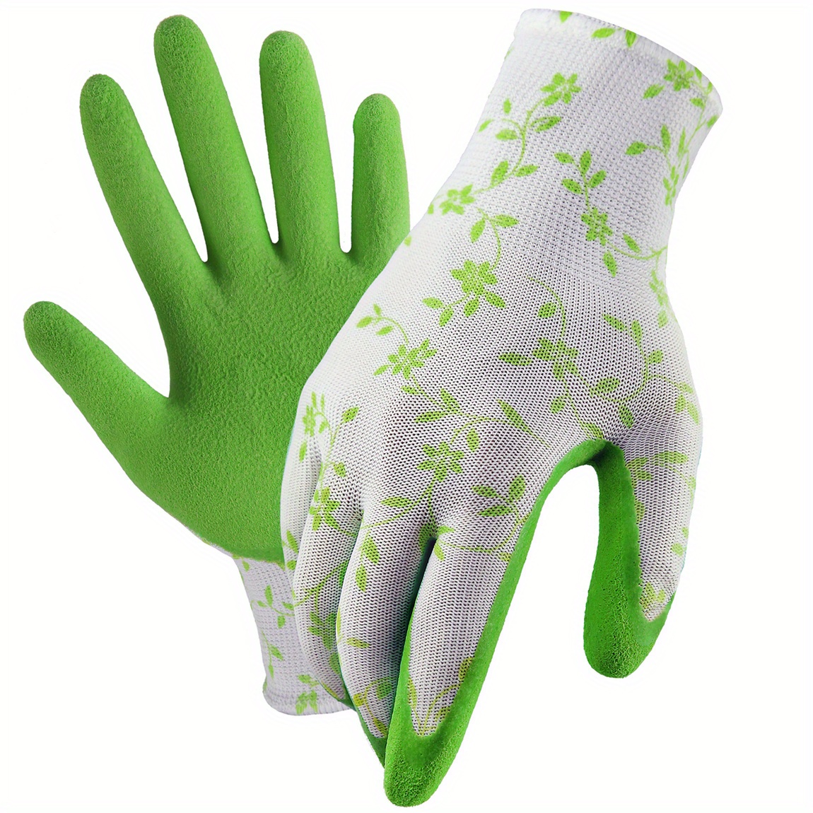 Guantes de jardinería para mujer, guantes de trabajo de nitrilo para mujer,  3 pares de guantes de jardín transpirables MFZFUKR CPB-US-DYP660