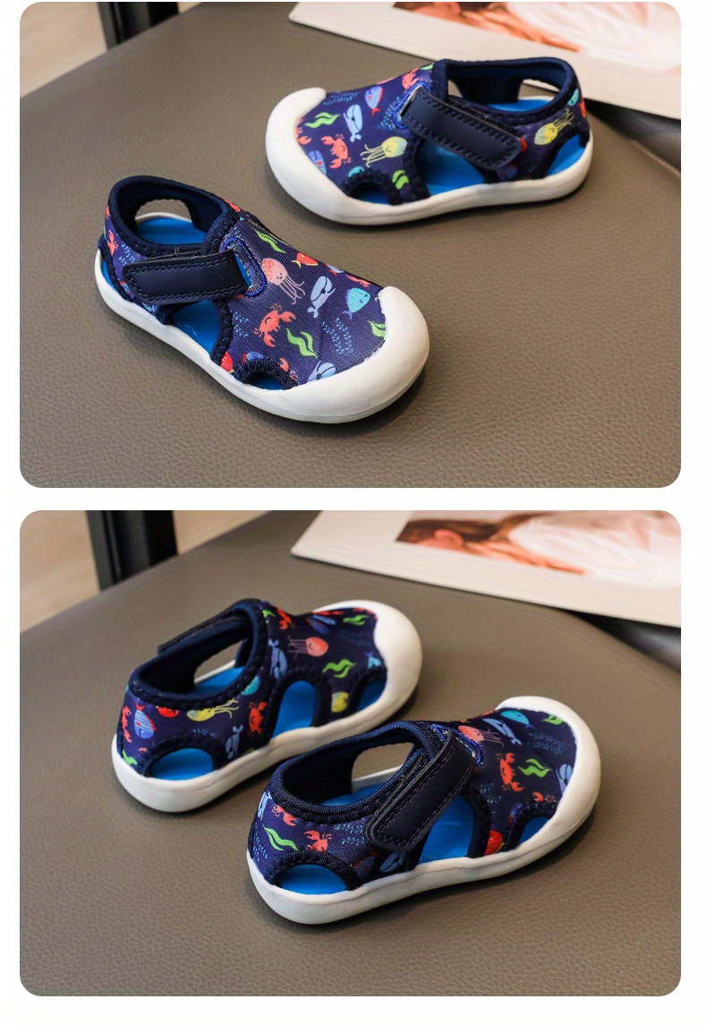 Cozyland Anti-slip baby sandals Magic sticker style kids shoes boys