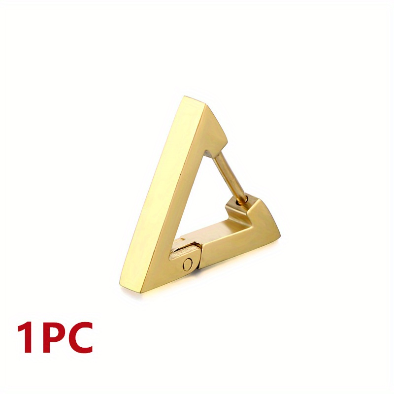 Stainless Steel Triangle Earring