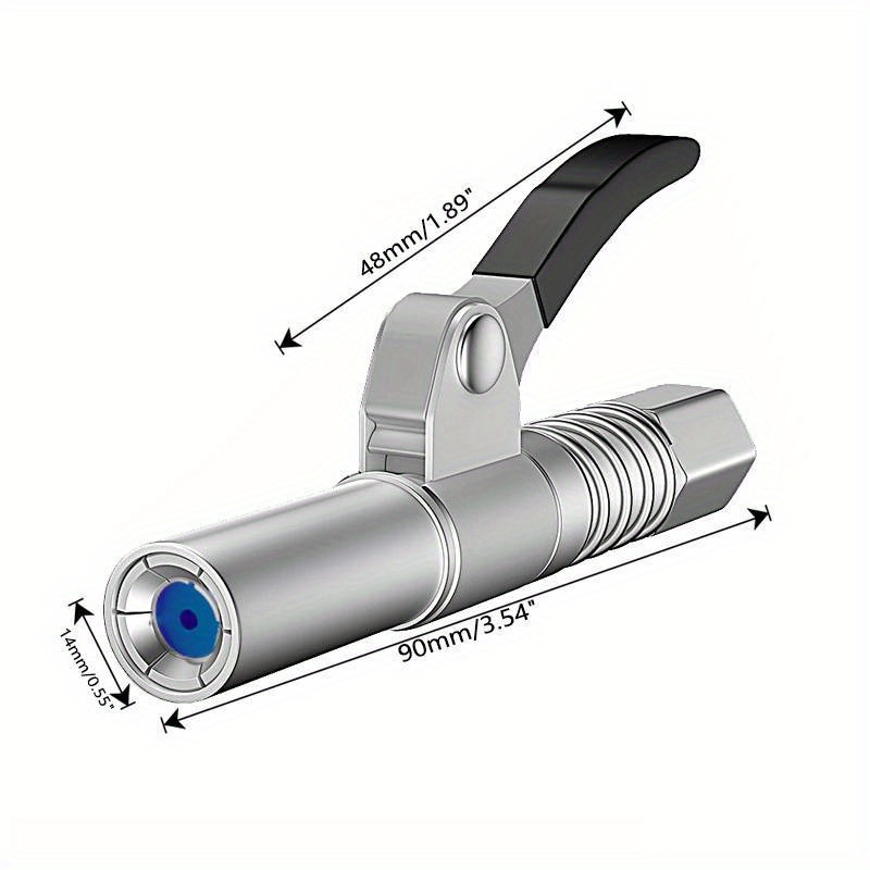 1pc Grease Gun Coupler Heavy Duty High Pressure Grease Coupler Tip