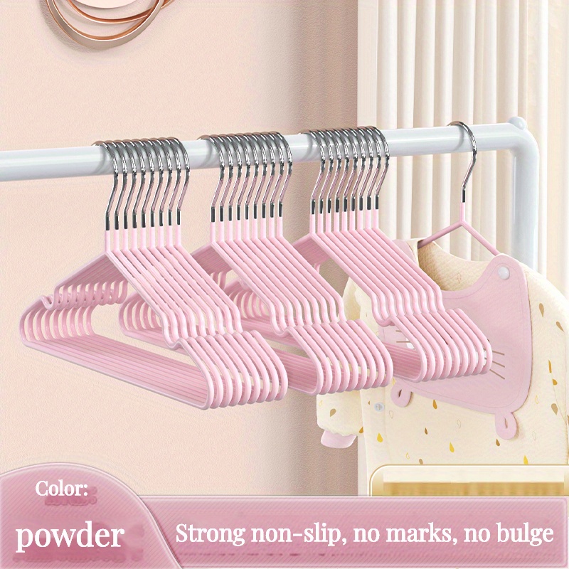 Baby Plastic Clothes Hangers - No Trace, Multifunctional & Perfect