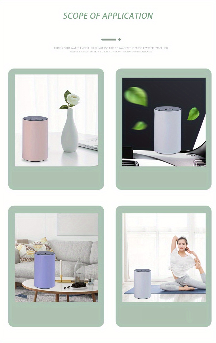 1pc 10ml anhydrous essential oil car humidifier home diffuser large fog aroma diffuser office hotel anhydrous essential oil aroma diffuser details 6