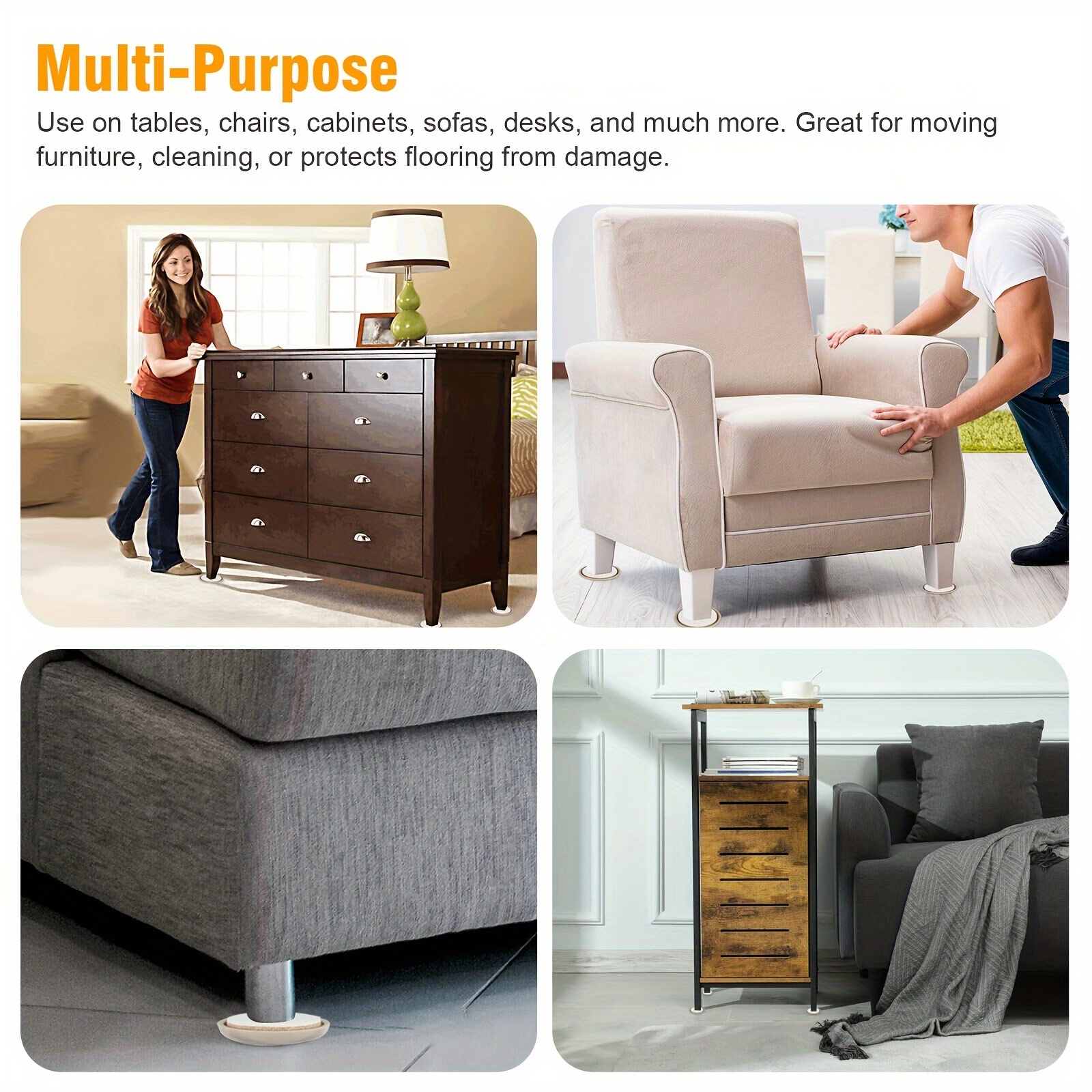 Self stick Furniture Sliders Furniture Glides Carpet Temu United Kingdom