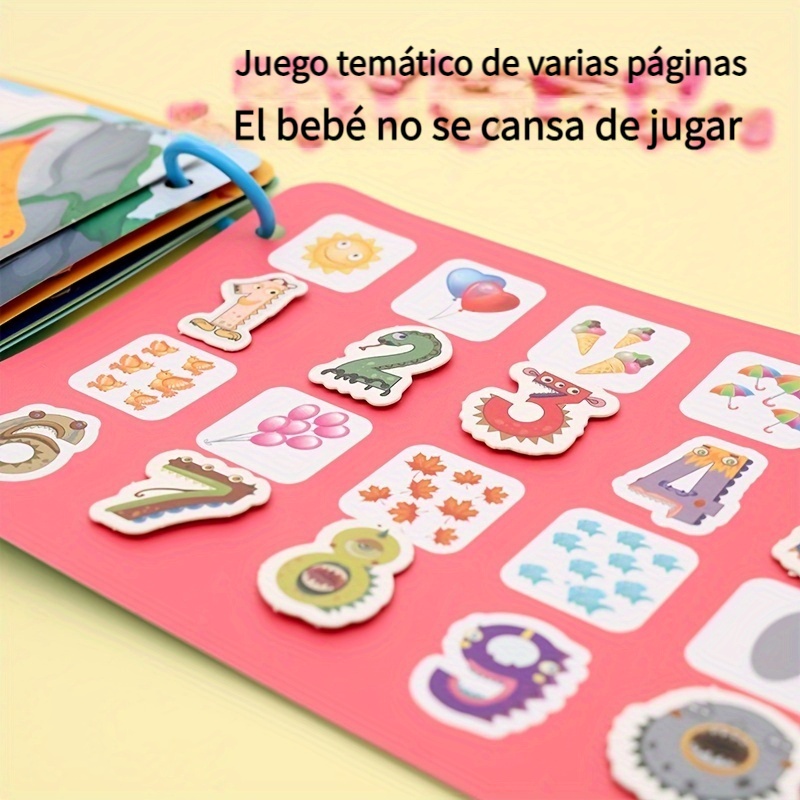 Libro Pegatinas Silencioso Iluminación Educación Temprana - Temu