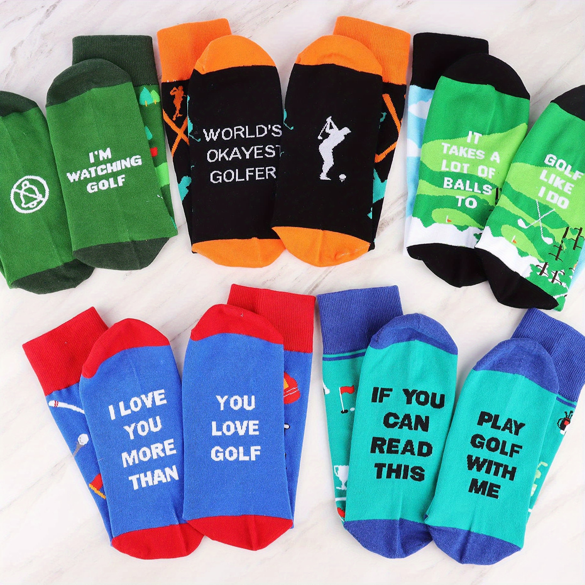 5Pairs/Lot Cotton Happy Socks Men's Art Sock Long Colorful Funny