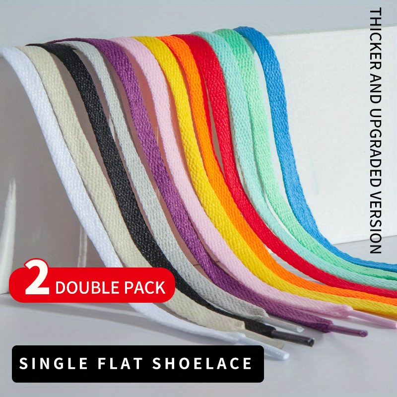 3 colores cordones planos para zapatillas Multicolor -  México