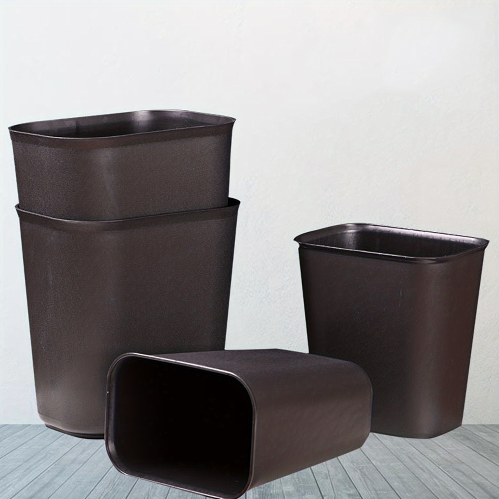 Flame Retardant Garbage Bin Living Room Kitchen Trash Home Temu