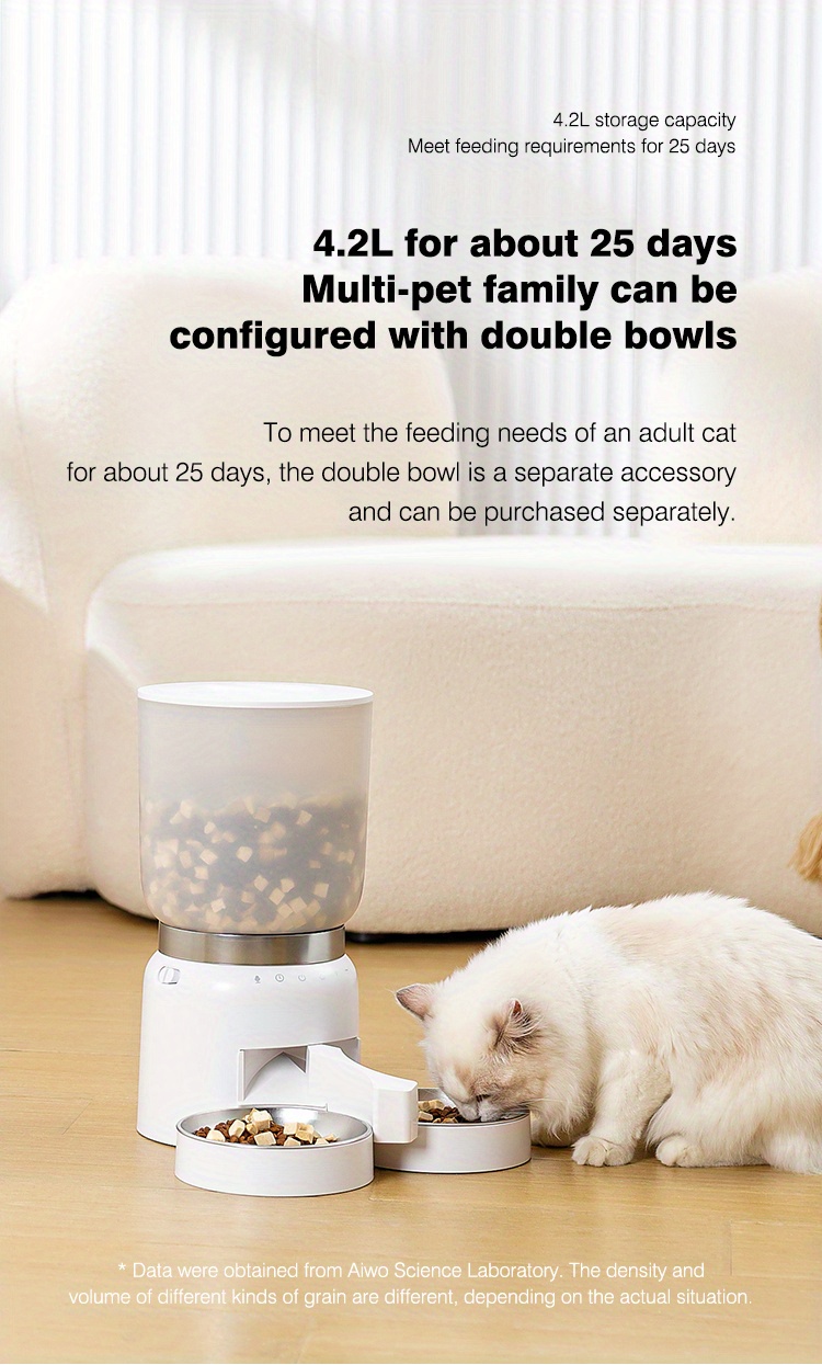 Power cat feeder sale