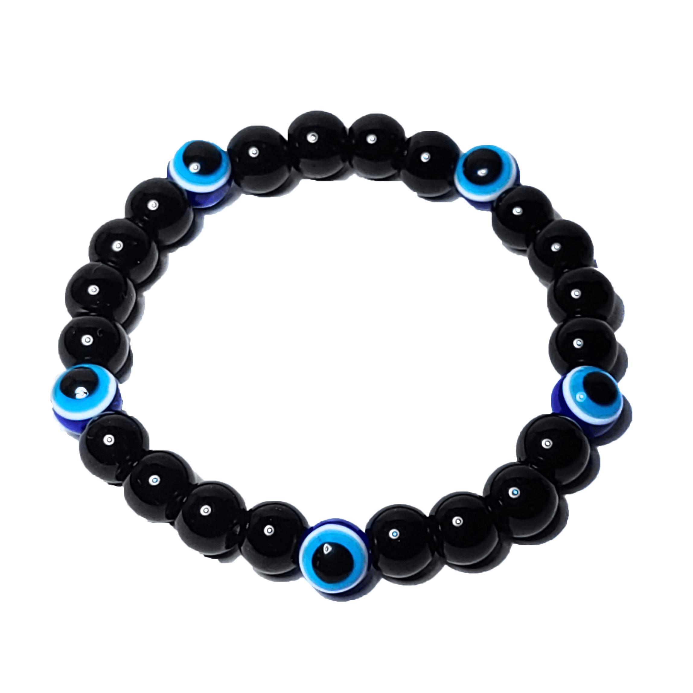 TEMU 1pc Retro Evil's Eye Stretch Bracelet For Men