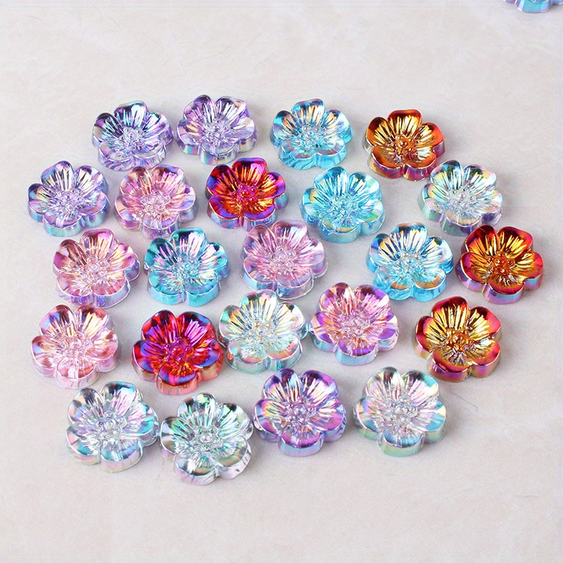 Acrylic Rhinestones Flat Back 15mm 50 Pcs