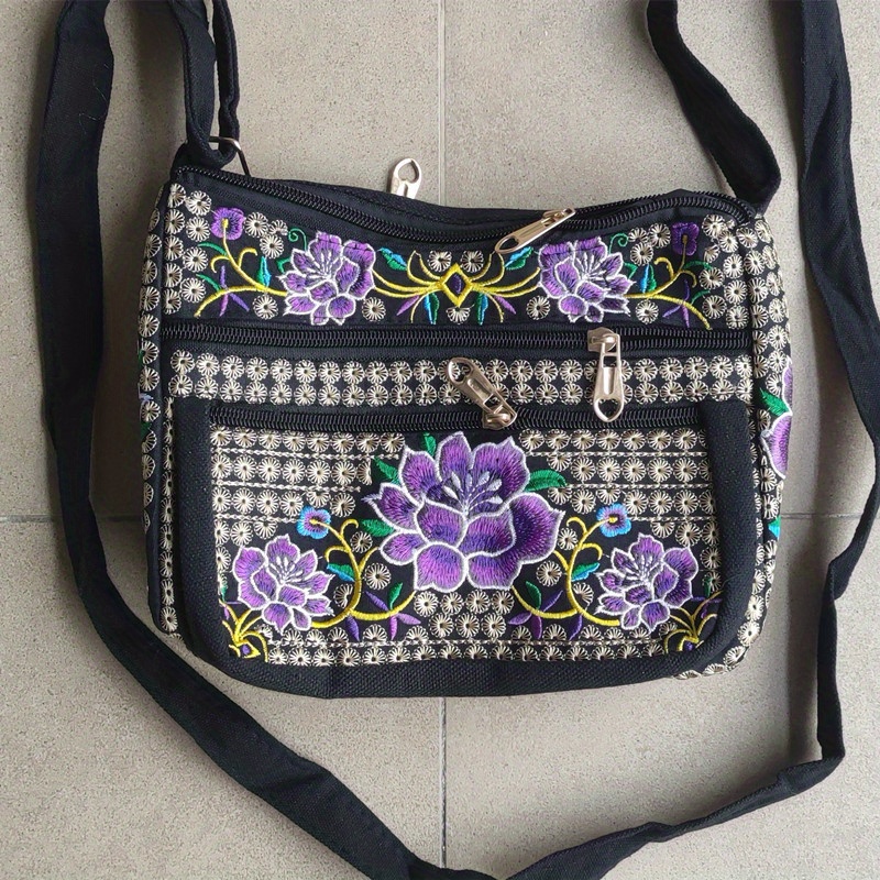 Silk Floral Embroidery Bag 108