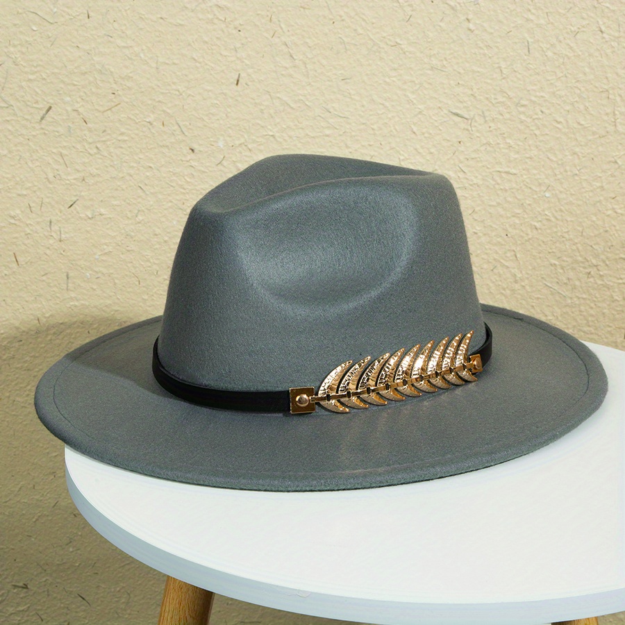 Wide Brimmed Hat For Men Creative Mens Solid Color Charm Hat Mens Hat, Free Shipping On Items Shipped From Temu
