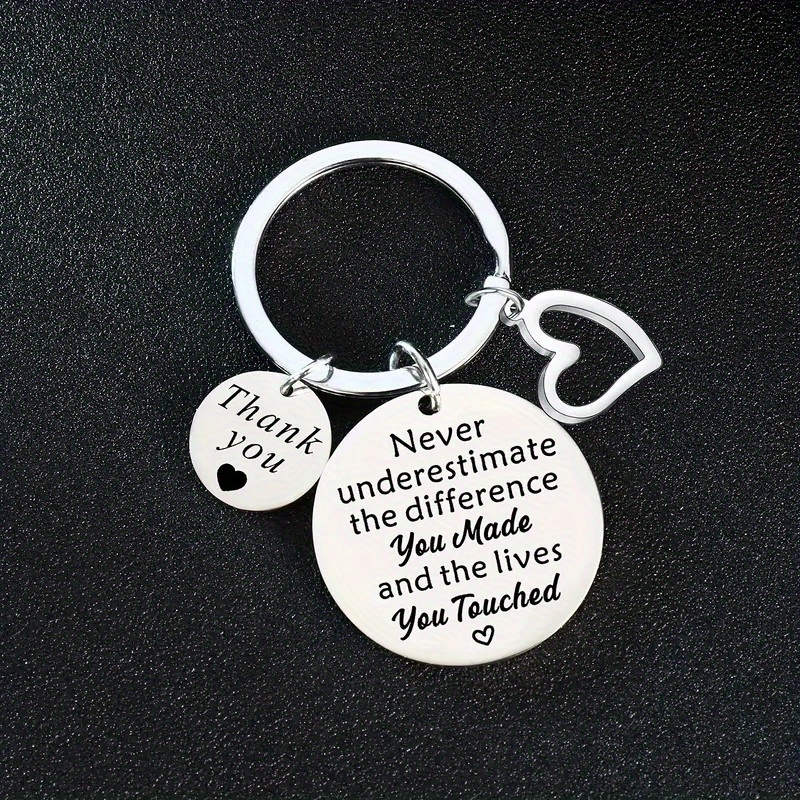 Encouraging Keychain Leaving Gifts Teacher Colleagues - Temu Australia