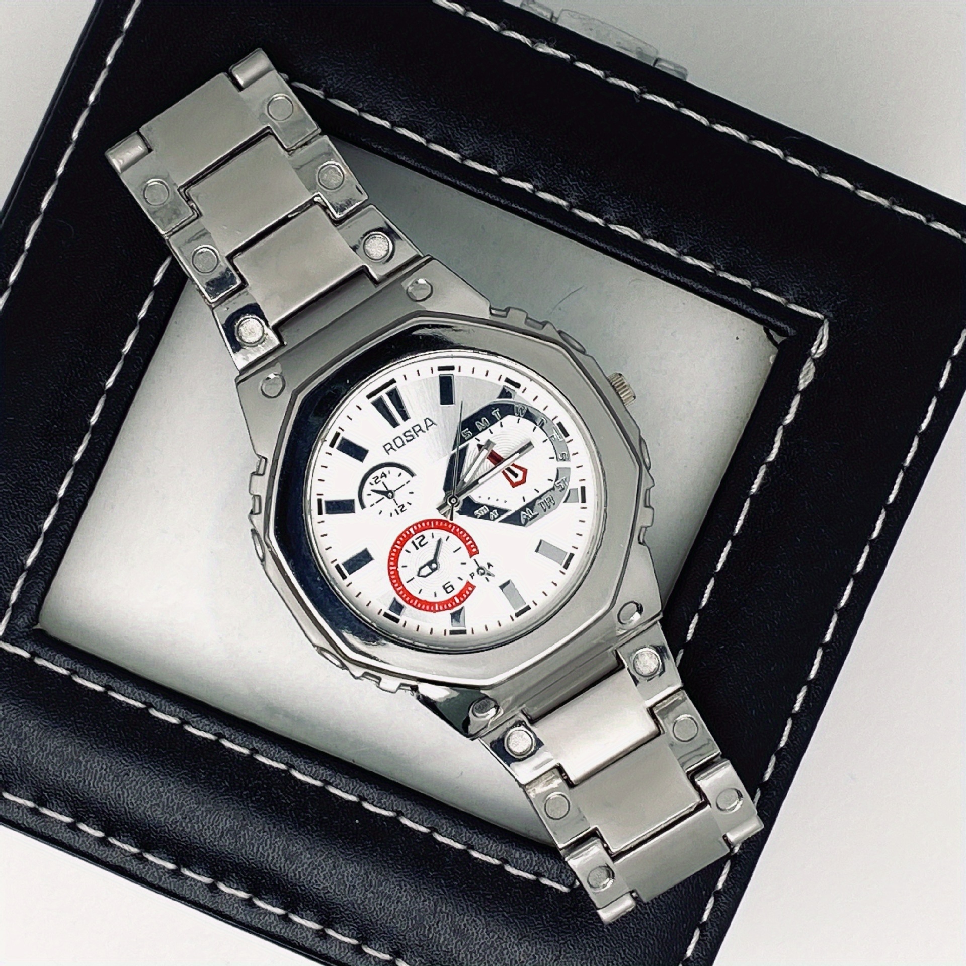 TEMU Men's Watch Quartz Watch Casual Temperament Men's Watch