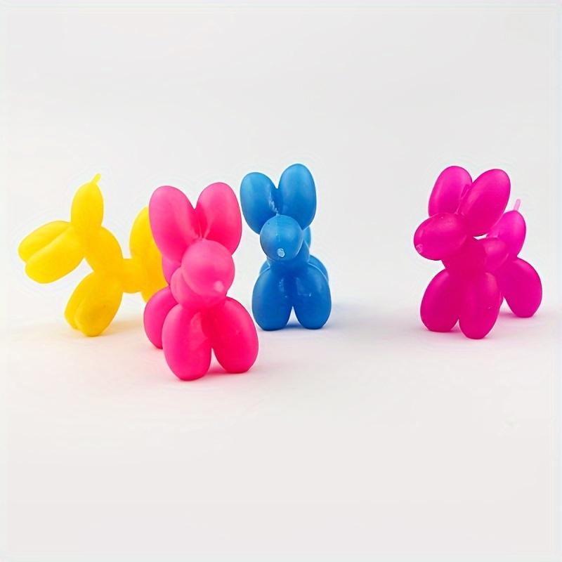 

Kids Plastic Stretching Balloon Puppy Shape Colorful Pop Tubes Sensory Fidget Toy