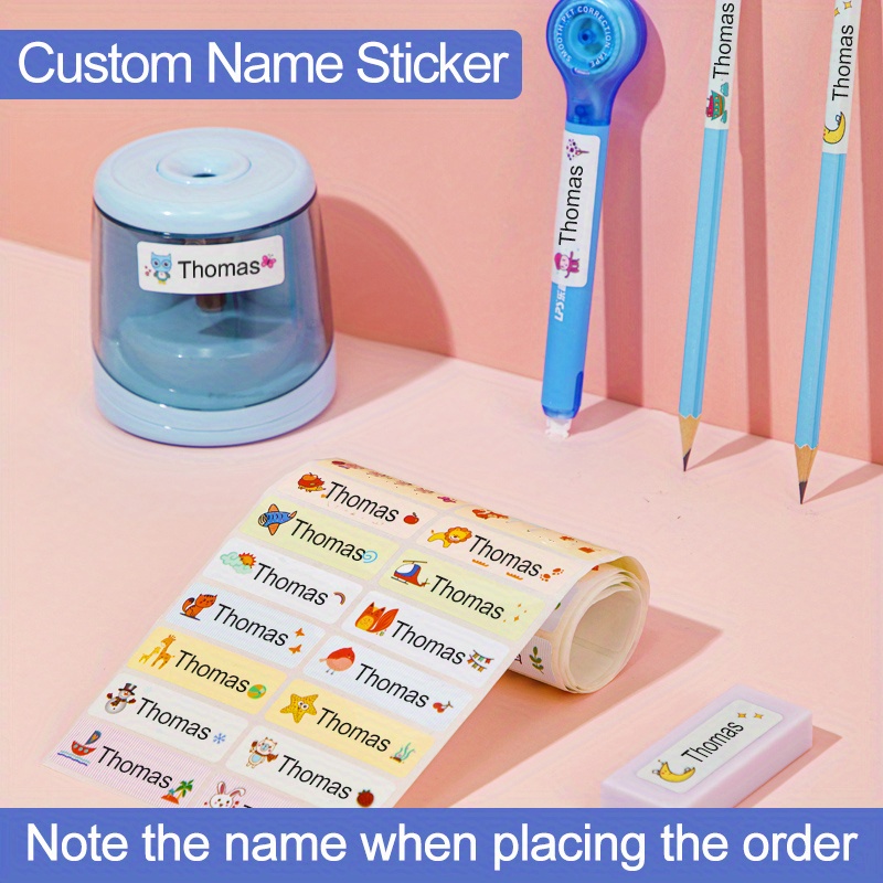 Custom] 250 Stickers Personalized Waterproof Labels Custom - Temu