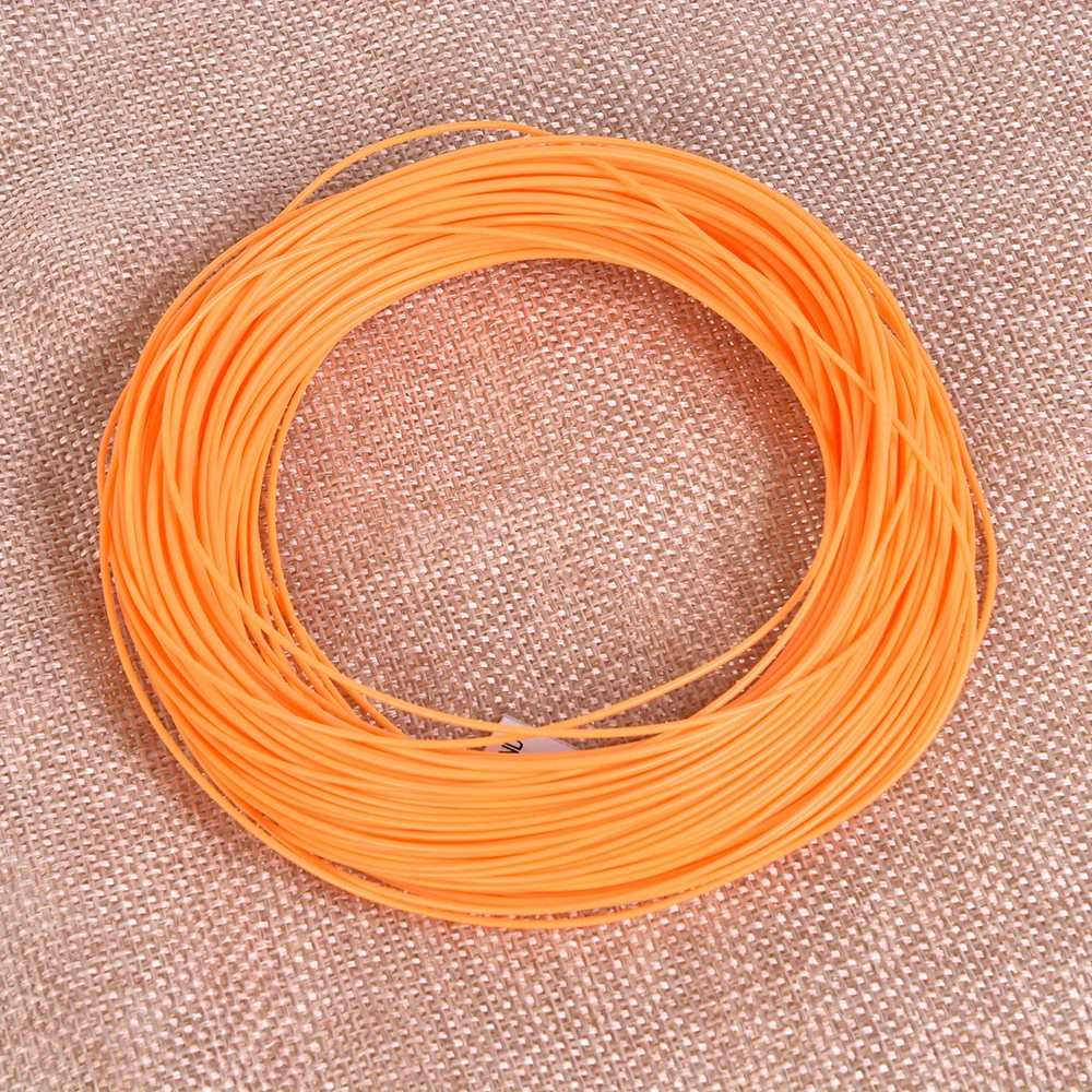 Nylon Rubber Cover Fly Fishing Cord 100ft 30m Weight Forward Floating Fly  Fishing Line 4# 5# 6# 7# 8# 4 Colors