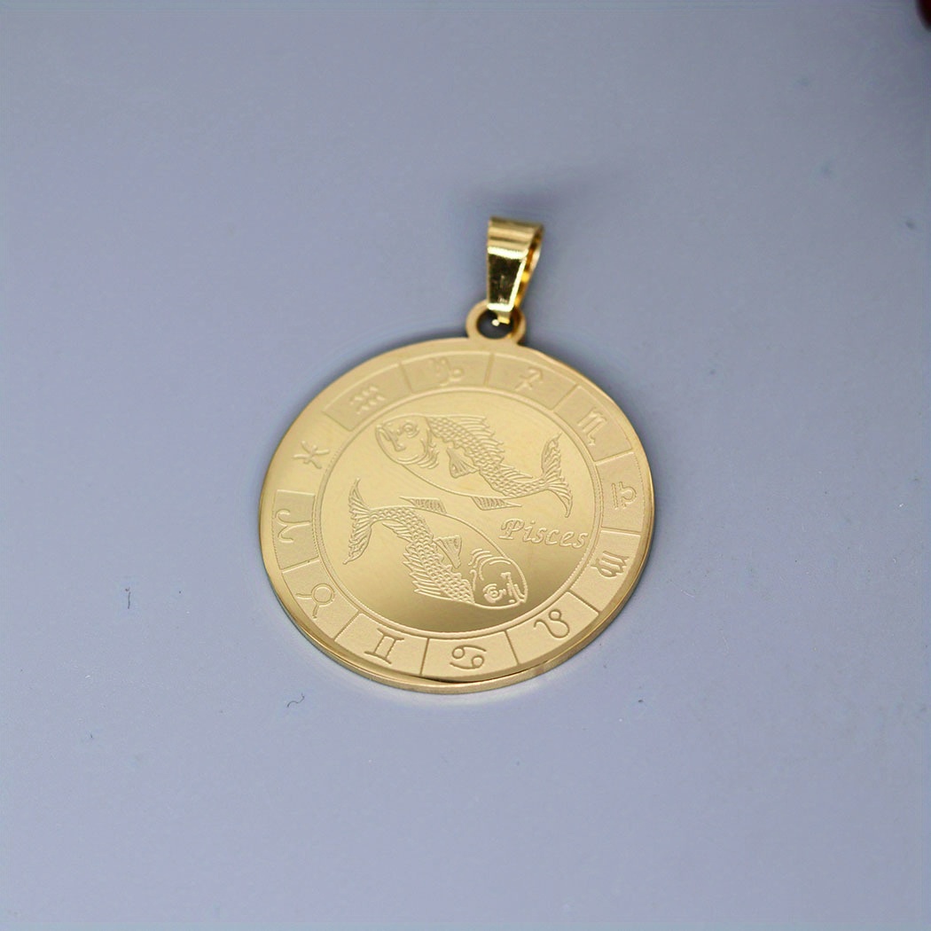 Zodiac Fish Symbol Charm for Jewelry Making