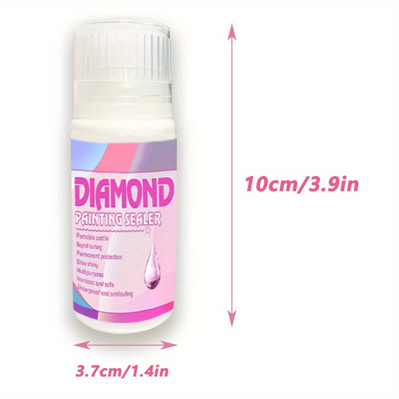 Picmondoo Diamond Painting Sealant 3,4OZ – The Original – Diamond Painting  Accessories – Transparent Diamond Painting Accessories for Fixing & Sealing  Diamonds – BigaMart