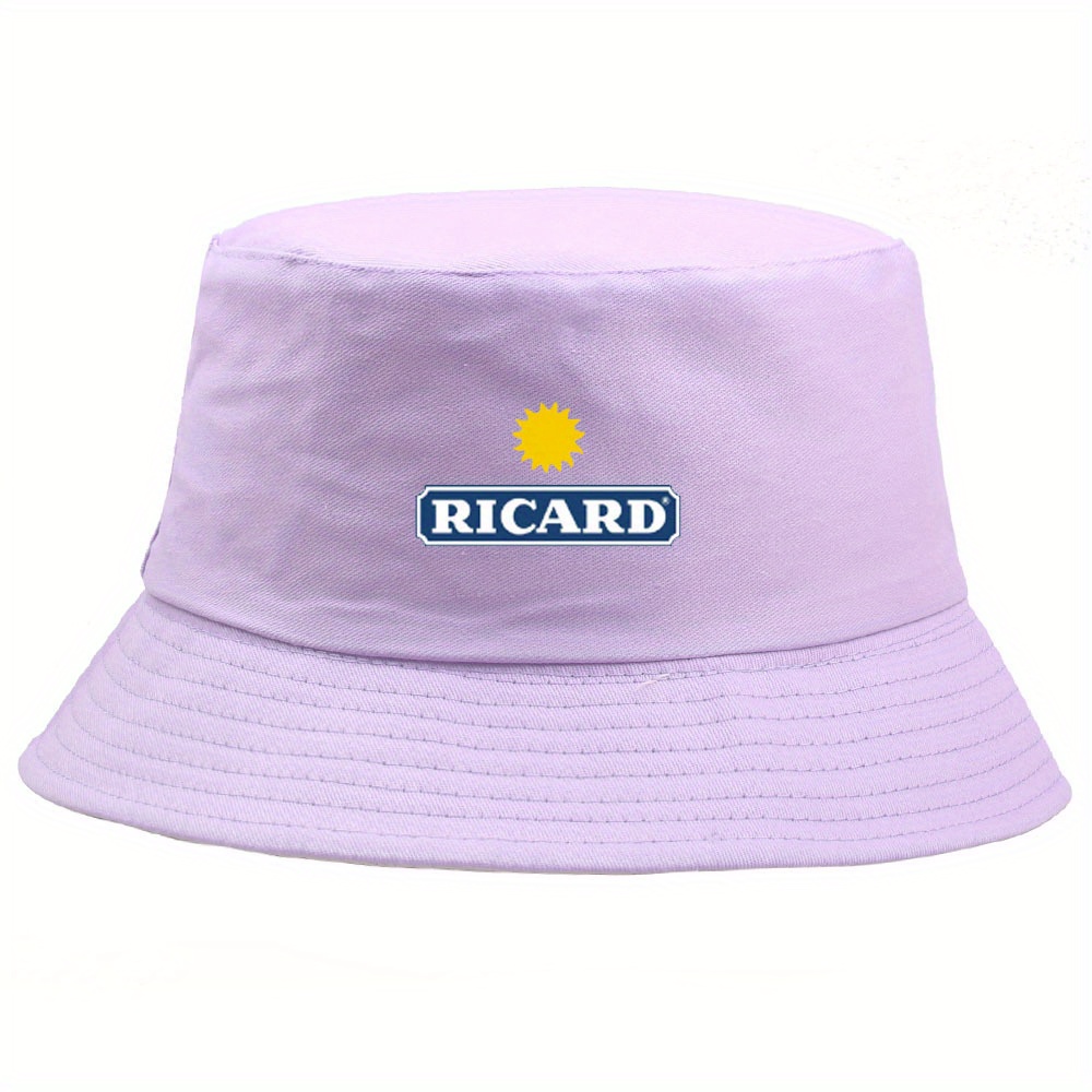 Unisex Bucket Hat Solid Cotton Sunscreen Fisherman Cap Lightweight Couple