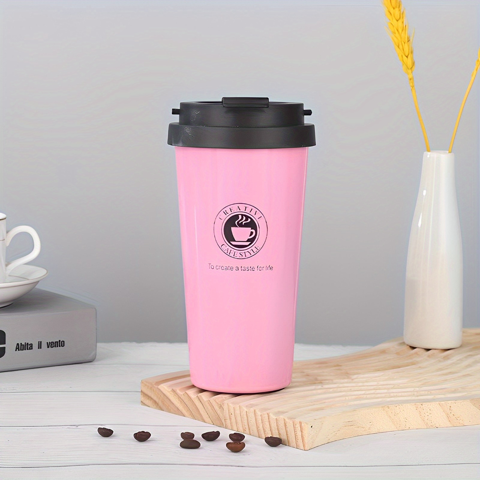 304 Coffee Thermos Cup Ins Small Capacity Color Exquisite Hand Cup Car Cup  Portable Mugs Creative