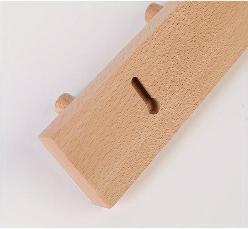 Perchero Nórdico De Madera Maciza Para Colgar En La Pared Para Colgar Ropa  Y Sombreros, Estante De Almacenamiento Multifuncional Para Sala De Estar, P