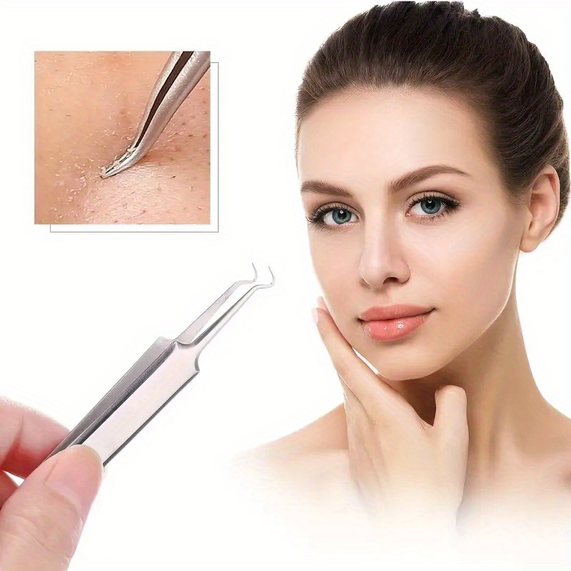 Professional Facial Blackhead Remover Tweezers Precision Temu New Zealand