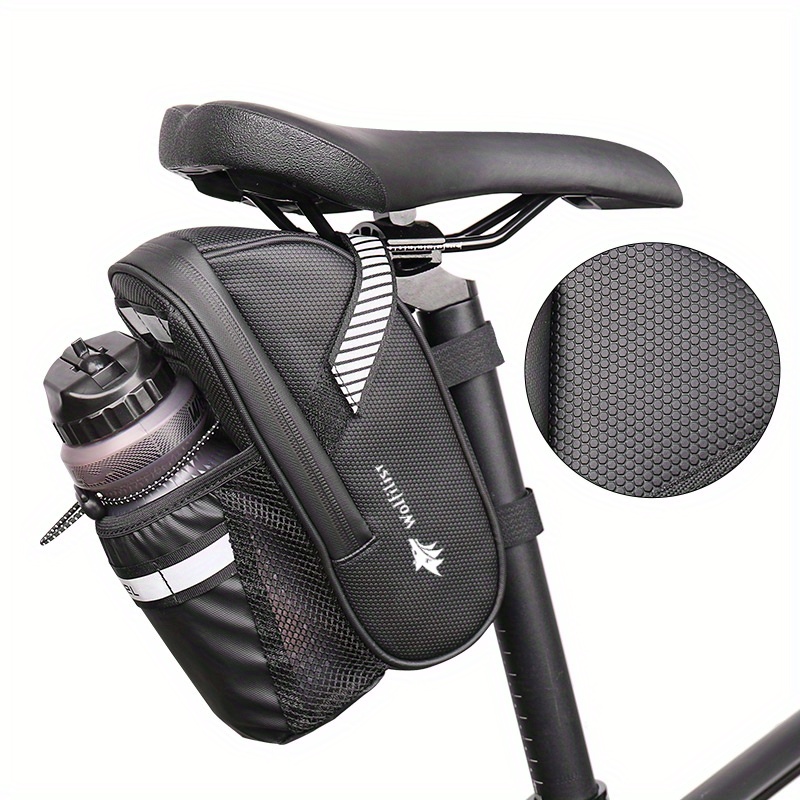 ROCKBROS Bike Saddle Bag Bicycle Seat Bag Under Seat Bike Tail Storage  Pouch