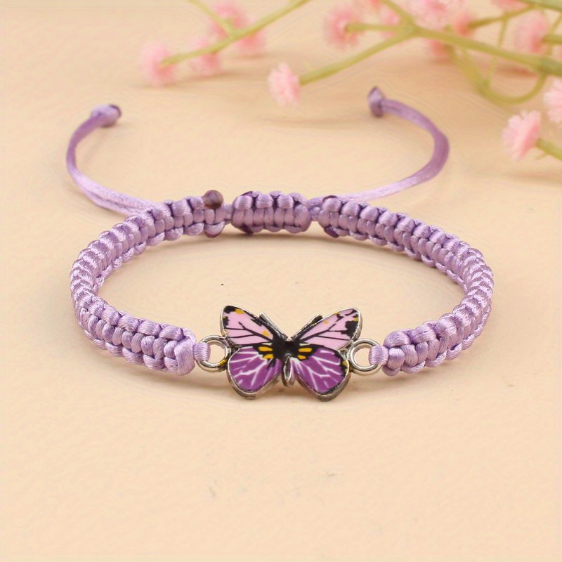 1pc Trendy Bracelet For Couples, Braided Adjustable Red Rope Bracelet For Men For