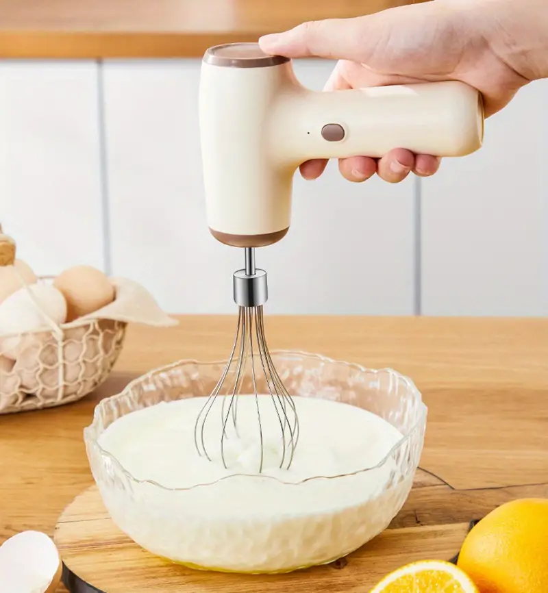 2in1 multi function cooking electric food processor rechargeable handheld cordless whisk egg beater cake baking cream mixer milk frother with two stir bar 250ml garlic chopper masher grinder for vegetable onion pepper peanut kernel meat kitchen tool details 15