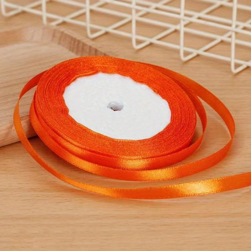 25 Yards Thin Polyester Satin Ribbons Diy Crafts Supplies - Temu