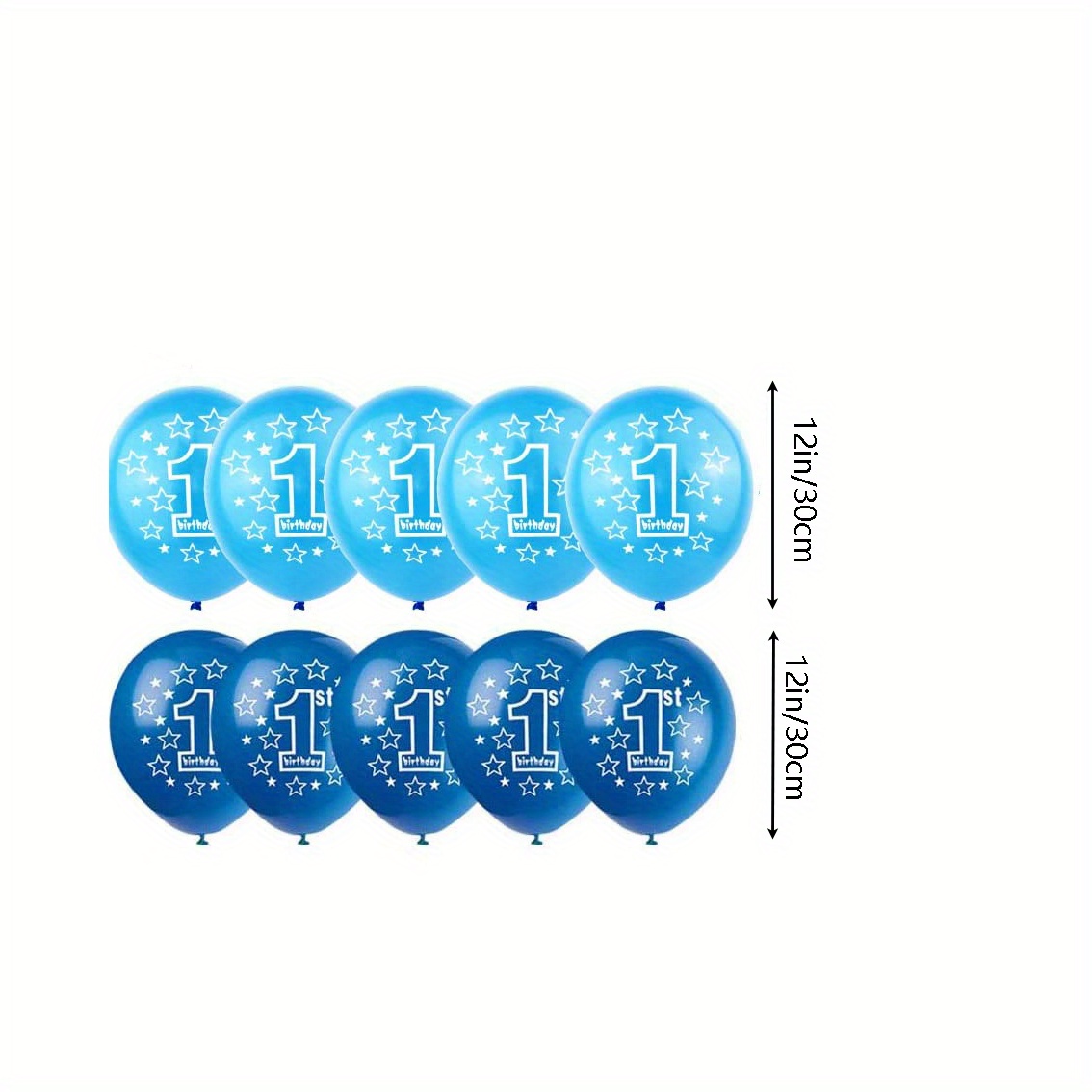 Conjunto Globos Cumpleaños Año Globo Látex Número 1 Año Completo Vida  Fiesta Cumpleaños Bebé, Compre Ahora Ofertas Tiempo Limitado