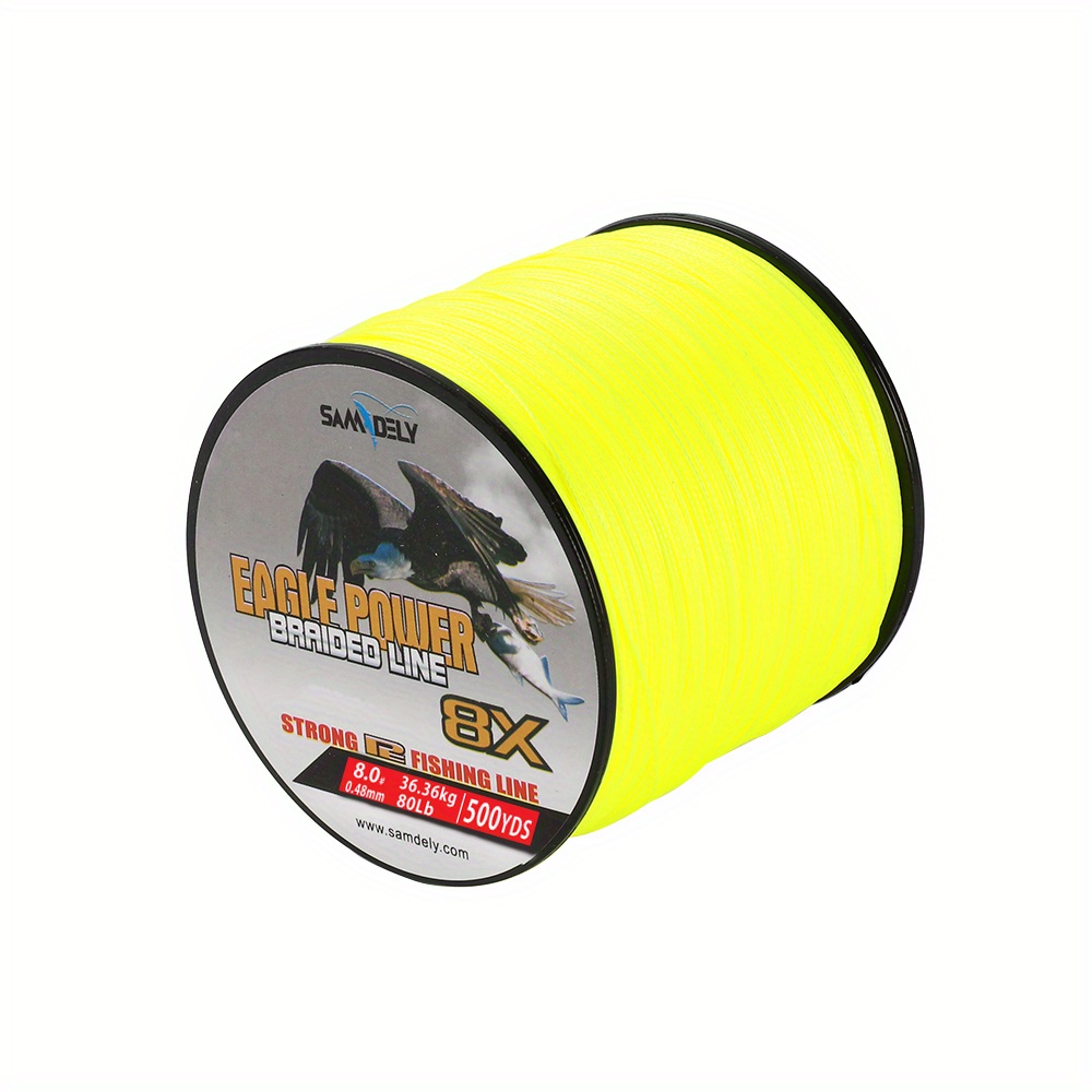 RUYADAS Braided Fishing Line, Abrasion Resistant - Zero Stretch - Superior  Knot Strength - 4 Strand 8 Strand Super Strong Braided Lines, 10LB-80LB,  328-1093 Yards. : Buy Online at Best Price in