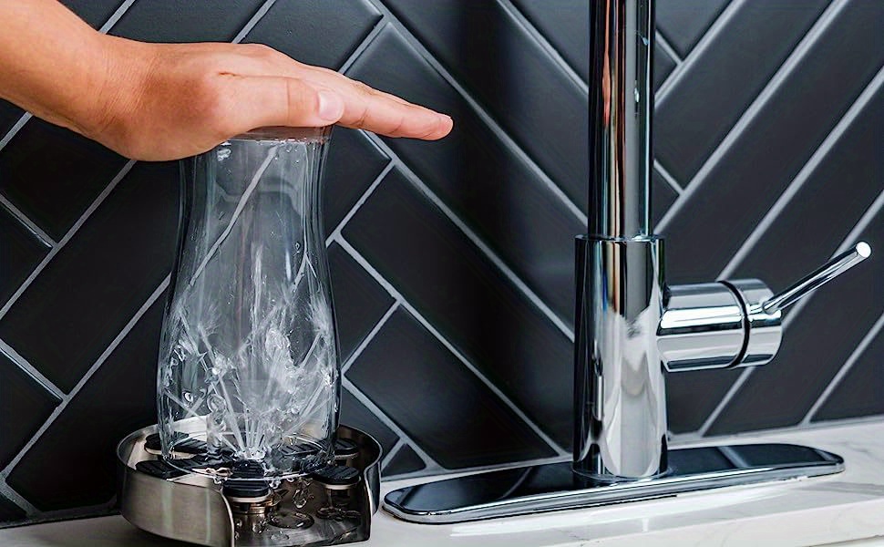Kitchen Sink Stainless Steel Glass Rinser Cup Rinser Kitchen - Temu
