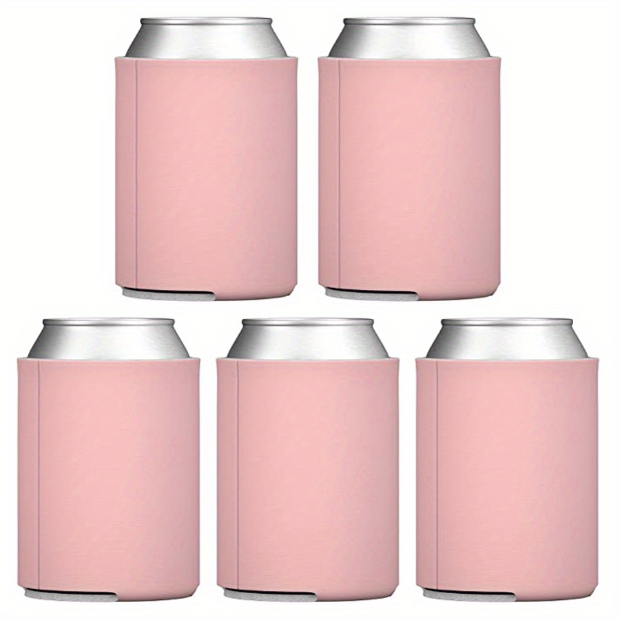 Blank Beer Can Coolers Sleeves (14-Pack) Soft Insulated Beer Can Cooler  Sleeves - HTV Friendly Plain Can Sleeves for Soda Beer Cans & Bottles -  Blanks