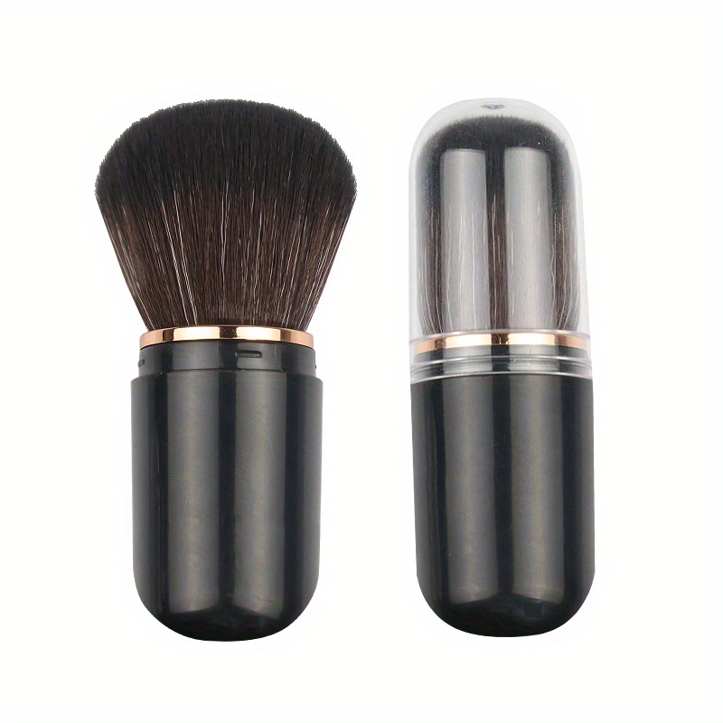 Portable Mini Makeup Brush Soft Wool for Blush Powder - Travel Friendly