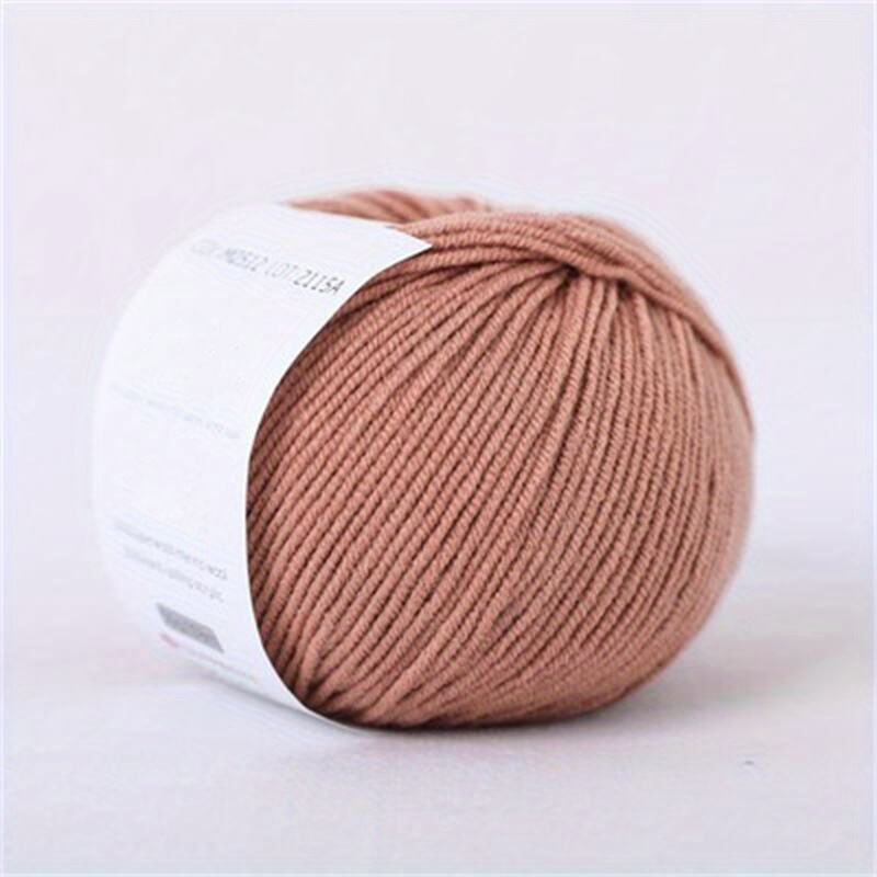 Luxurious 6-Ply Merino Wool Yarn for Hand Knitting & Crocheting - Ivory,  1.76oz