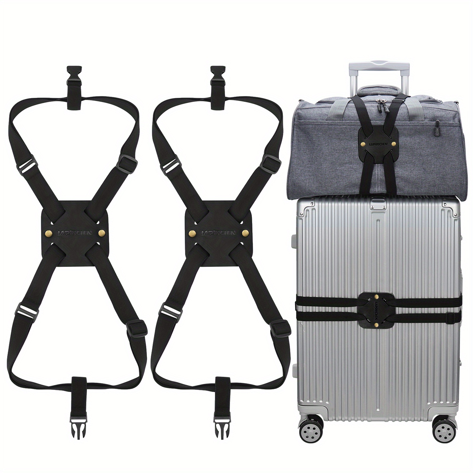 Adjustable Portable Luggage Straps Stretch Straps Travel - Temu