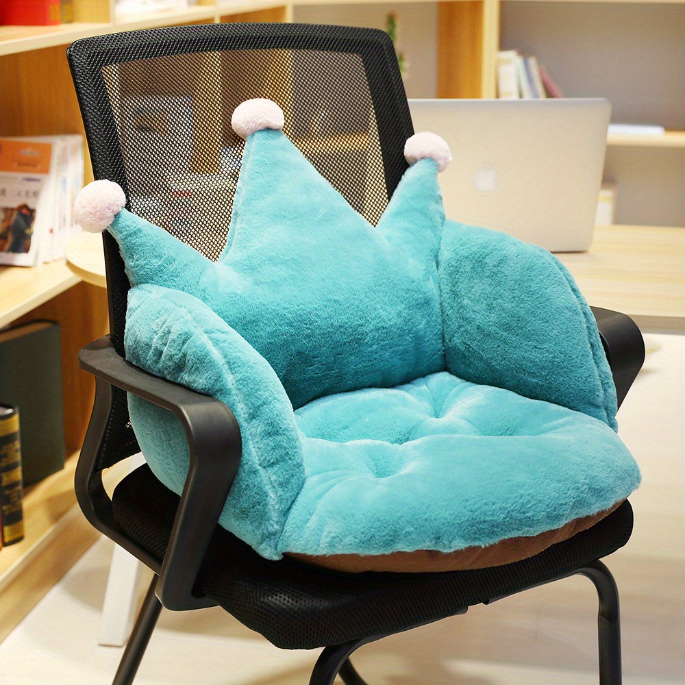 Crown Chair Cushion Fashion Home Cushion Floor Pillows Skin Temu