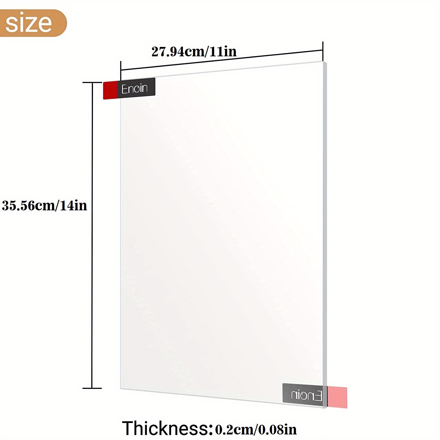 thick plastic roll transparent