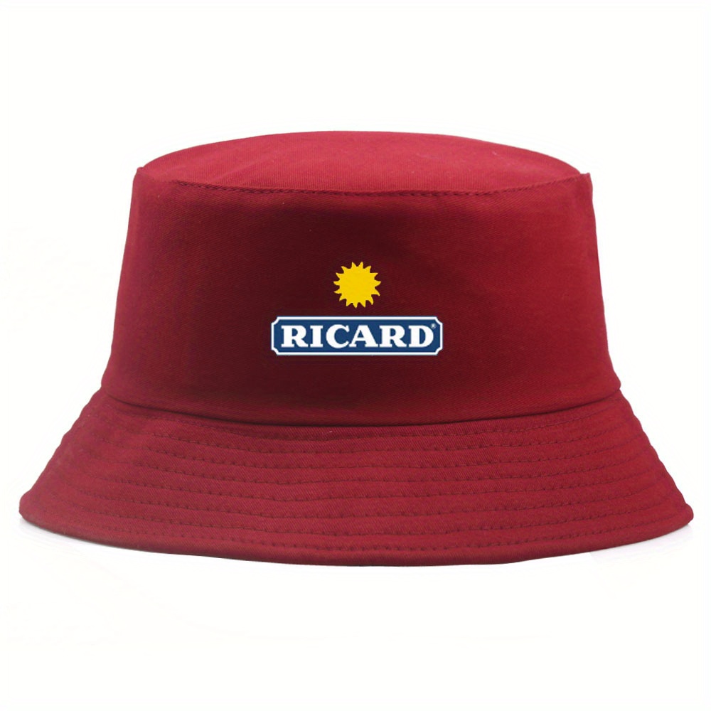 Unisex Bucket Hat Solid Cotton Sunscreen Fisherman Cap Lightweight Couple
