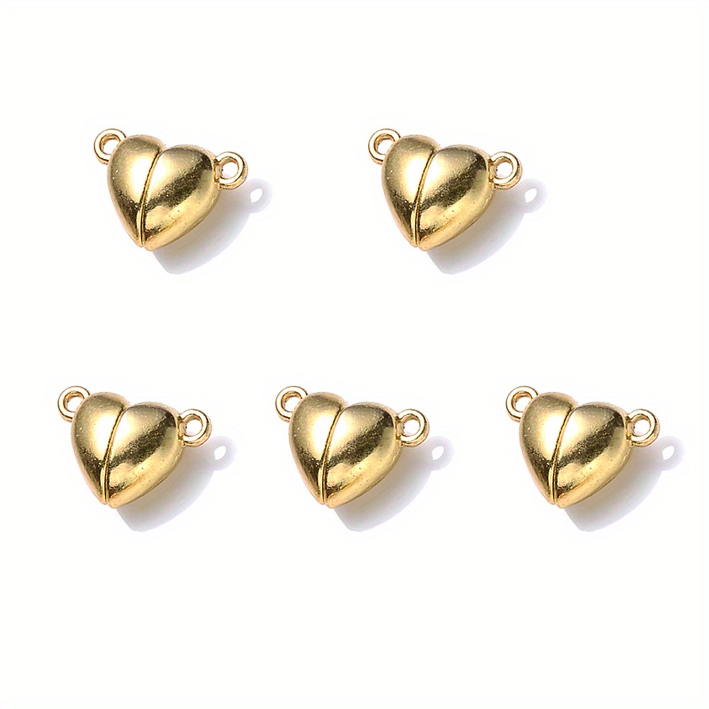 Heart Shaped Magnetic Clasps For Jewelry Magnetic Clasps For - Temu