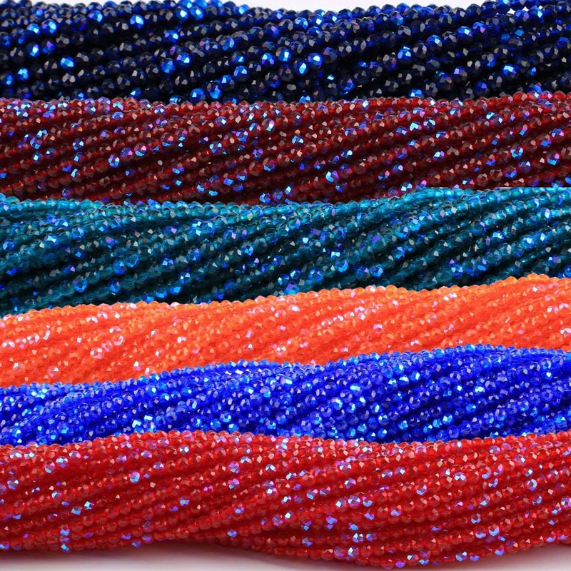 950 620pcs 2mm 3mm loose spacer     crystal glass beads for bracelet jewelry making details 2