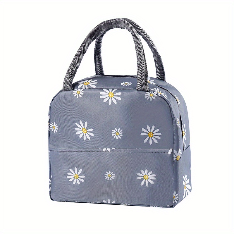 All Over Pattern Lunch Storage Bag, Lightweight Portable Lunch Bag