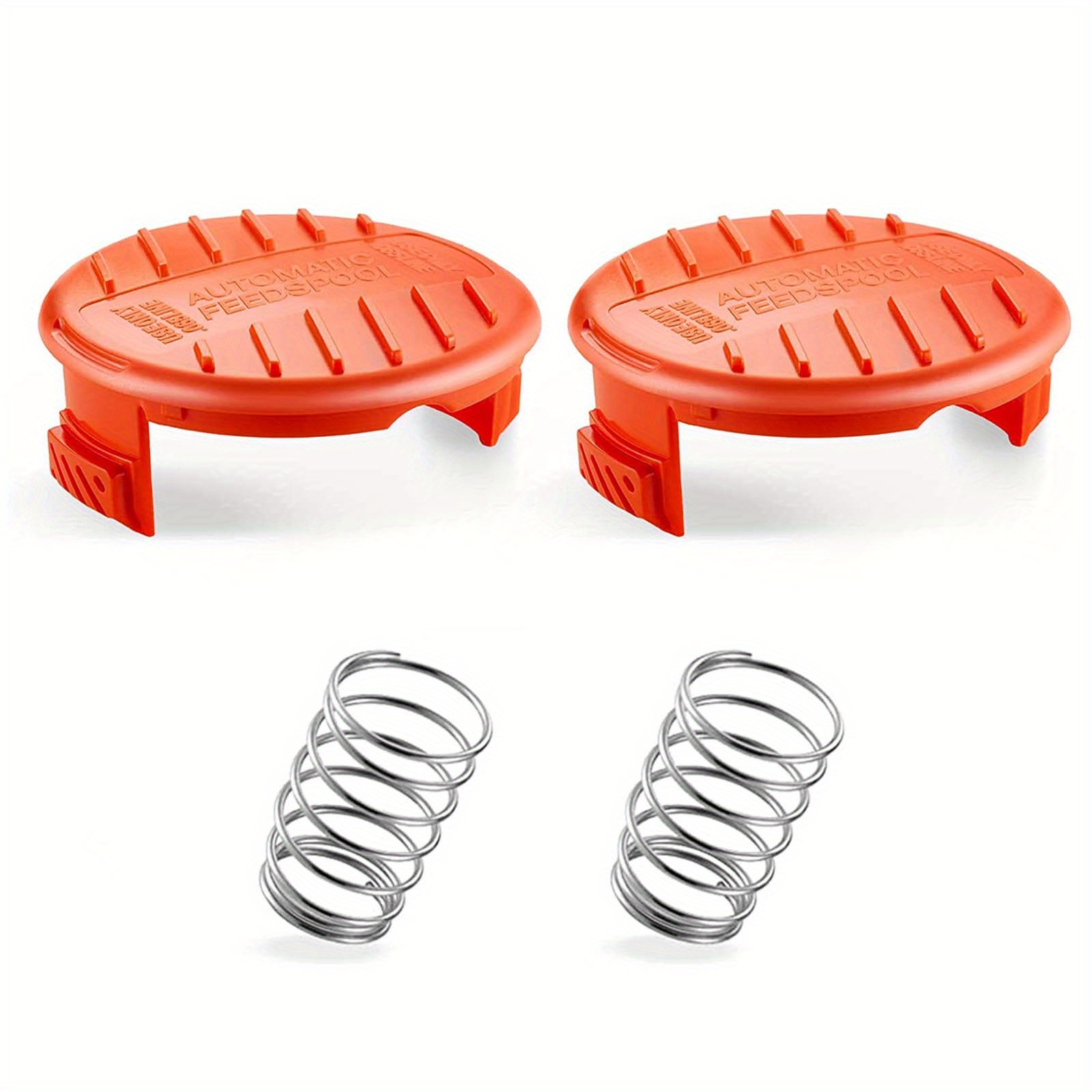 Black+decker Trimmer Line & Spring - Replacement Spool Covers