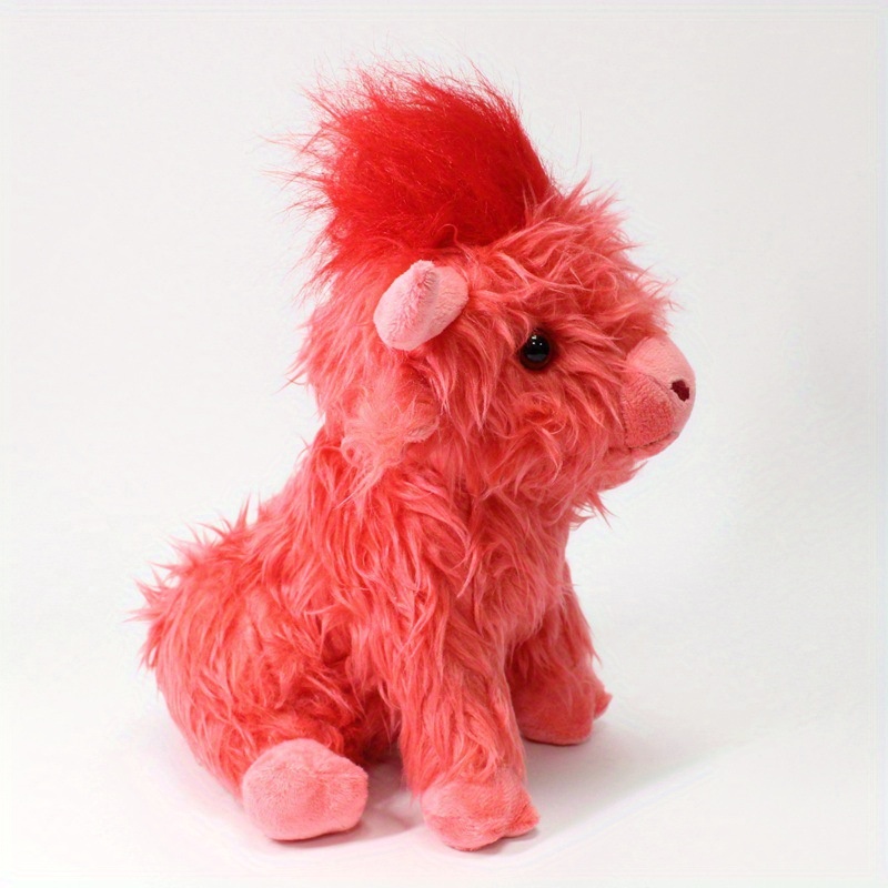 Highland Cow Small Realistic Plush Animal – The Pink Pigs