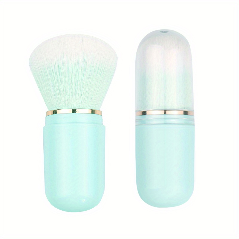 Portable Mini Makeup Brush Soft Wool for Blush Powder - Travel Friendly