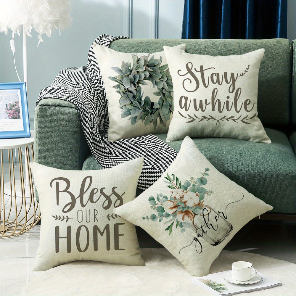 Country store sofa pillows